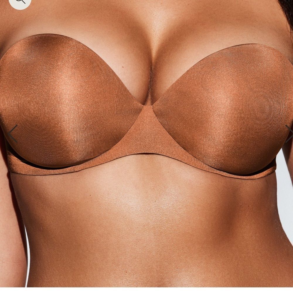Skims Ultimate Push up Strapless Bra Bronze Size‎ 36D Nwt